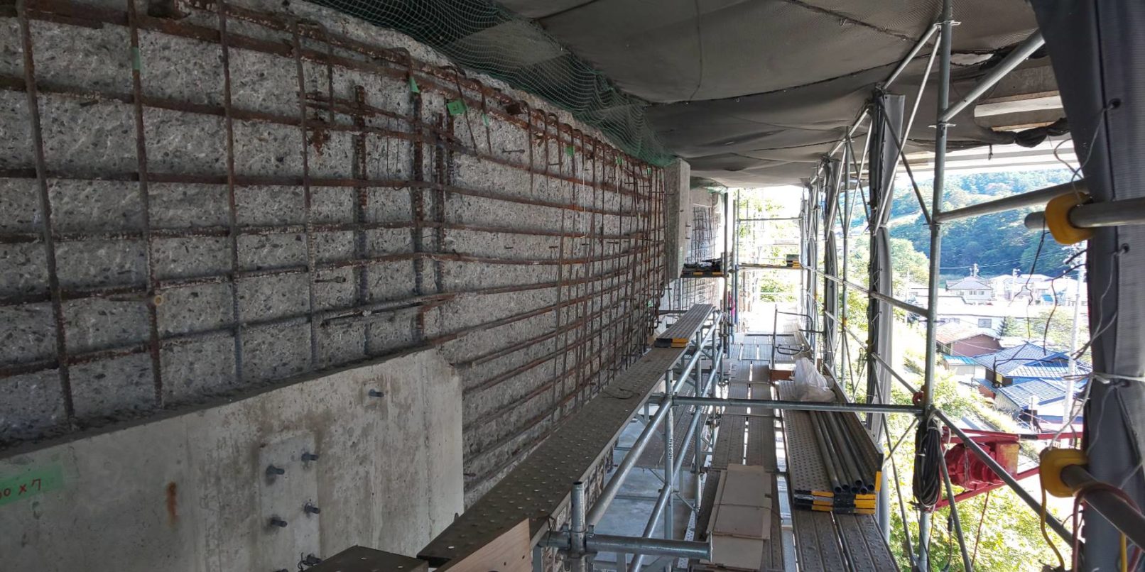 T高架橋 橋梁補修斫り工事 三島建設株式会社