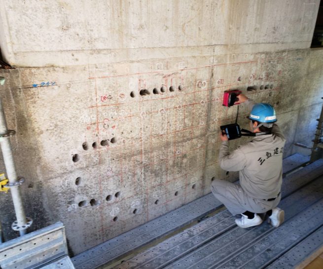 Y橋 配筋探査 三島建設株式会社