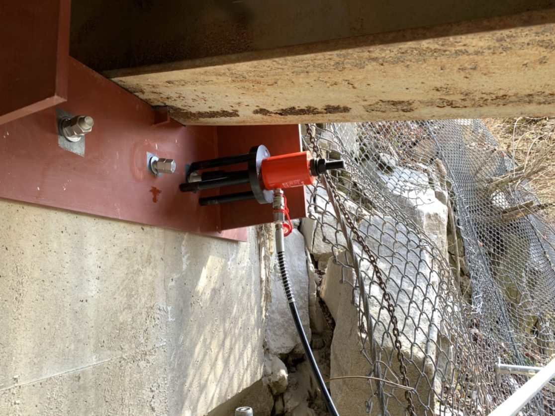 K市 鋼製洞門工事 引張試験 三島建設株式会社