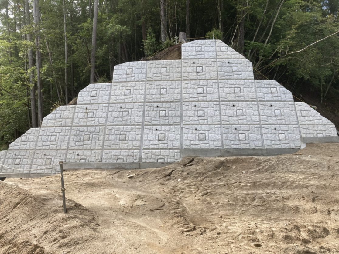 S変電所 補強土壁工事（完成） 三島建設株式会社