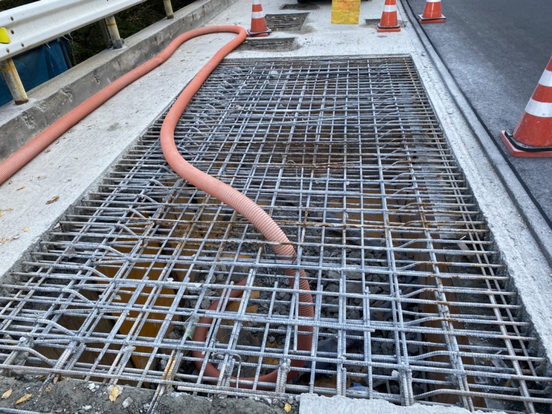 T橋 橋梁補修工事（断面修復工）斫り 三島建設株式会社