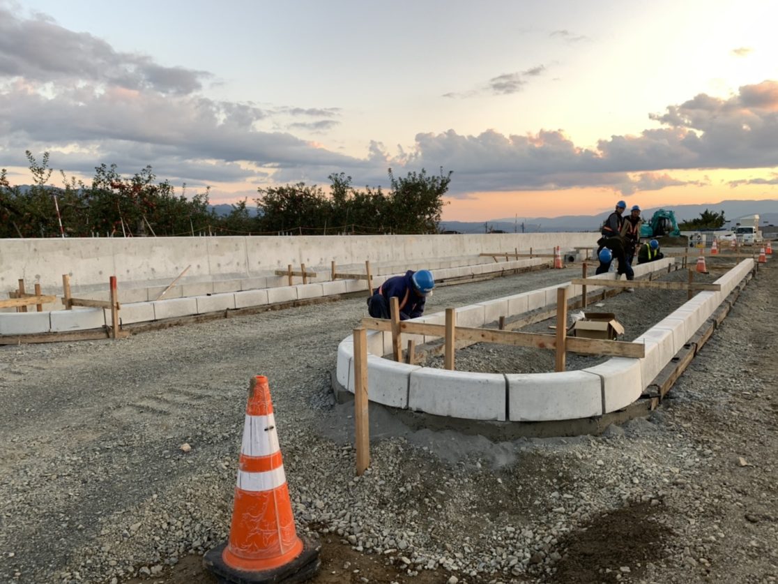 Zスマートインター 目地・縁石工事 三島建設株式会社