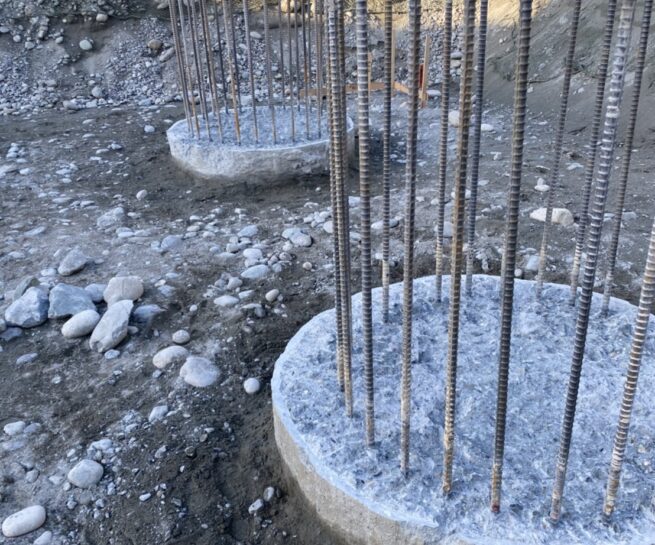 M橋 杭頭処理工事 三島建設株式会社