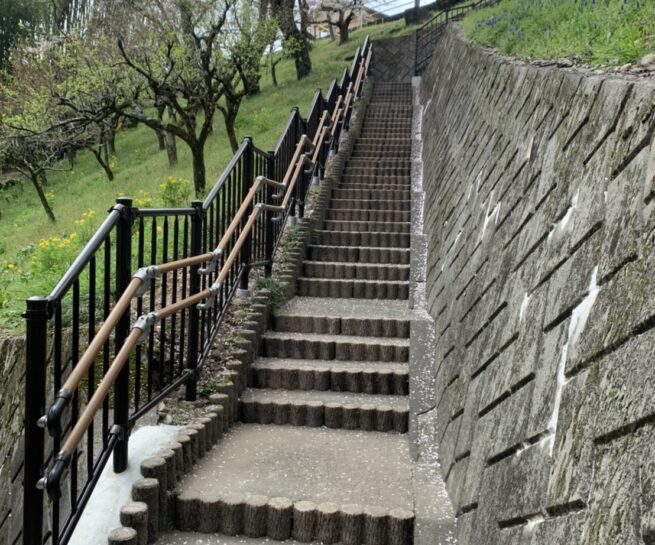 O公園 防護柵工事 三島建設株式会社