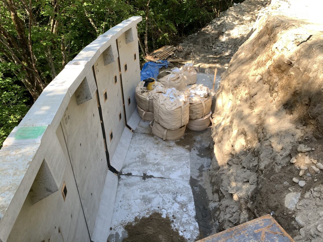 Y村 土木工事 Lコン据付・フレコン移動 三島建設株式会社