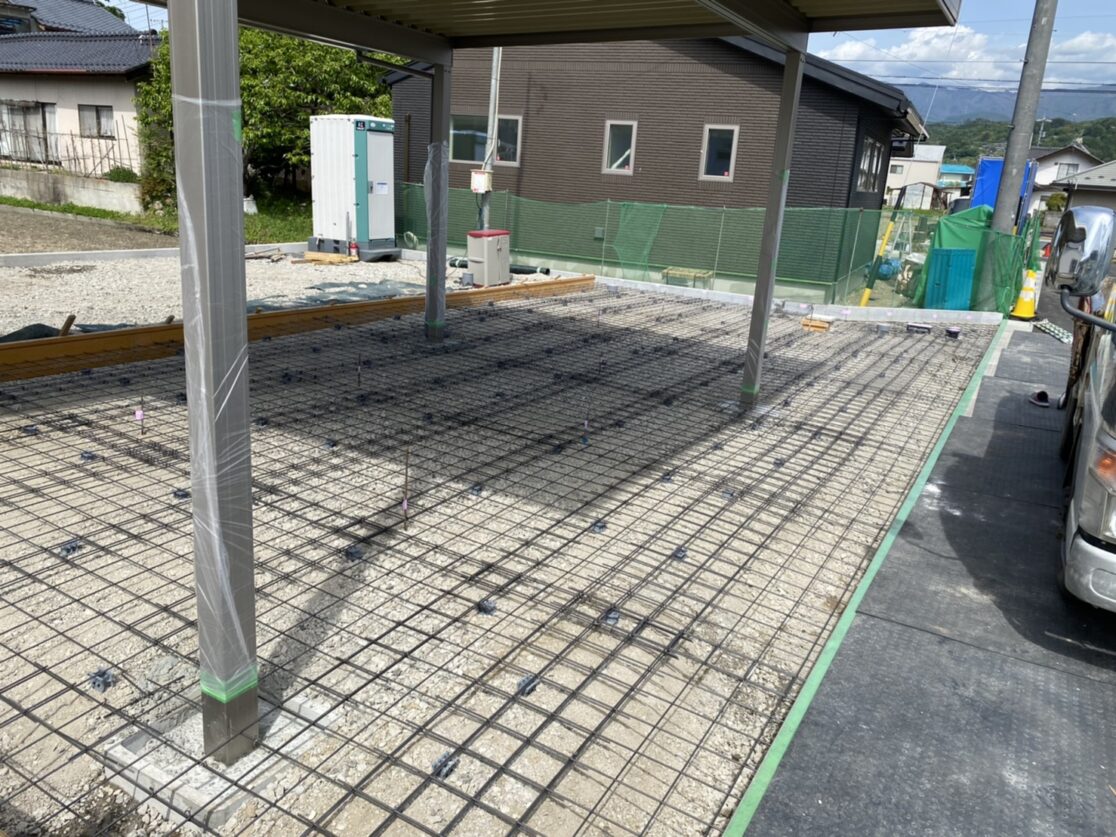 M邸 住宅基礎工事 カーポート 三島建設株式会社