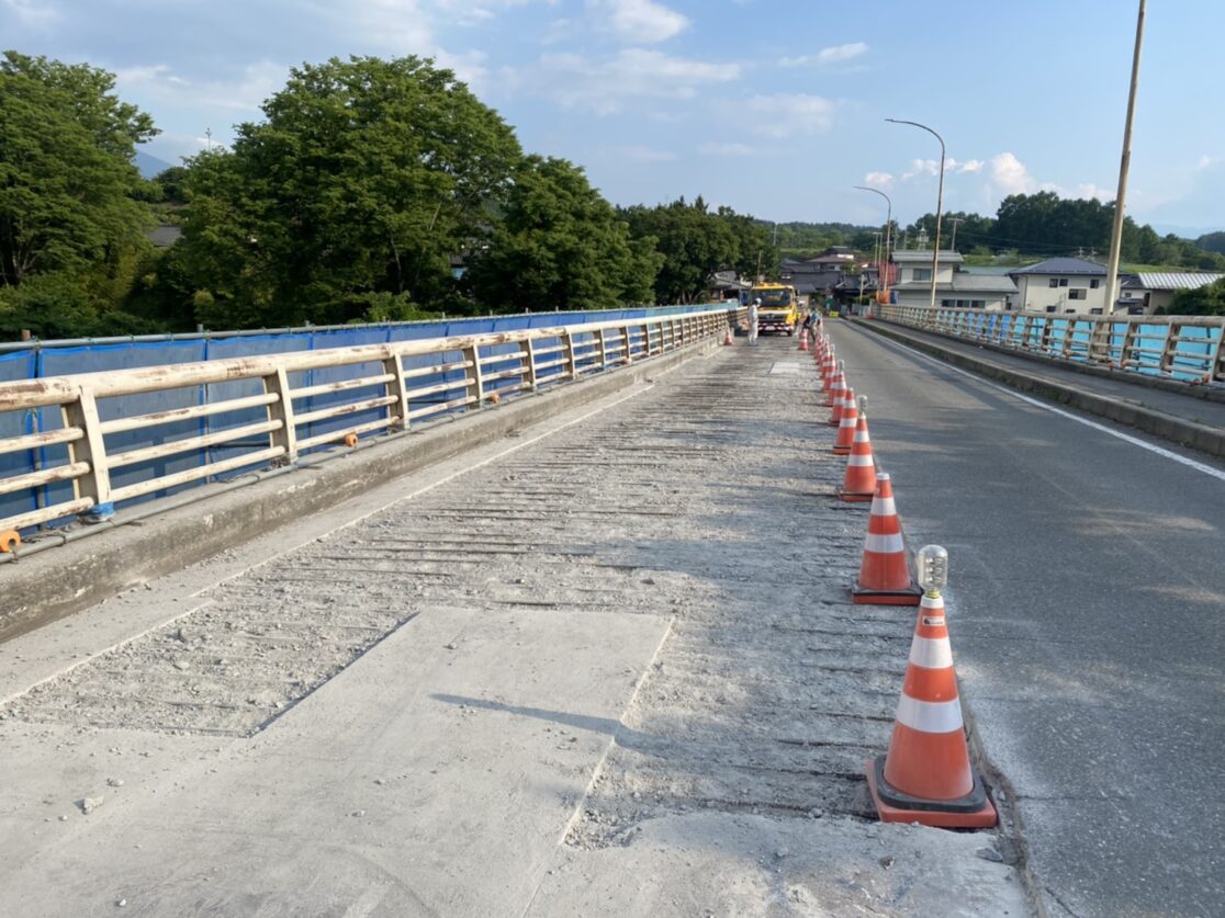 C市 橋 斫り工事 斫り 三島建設株式会社