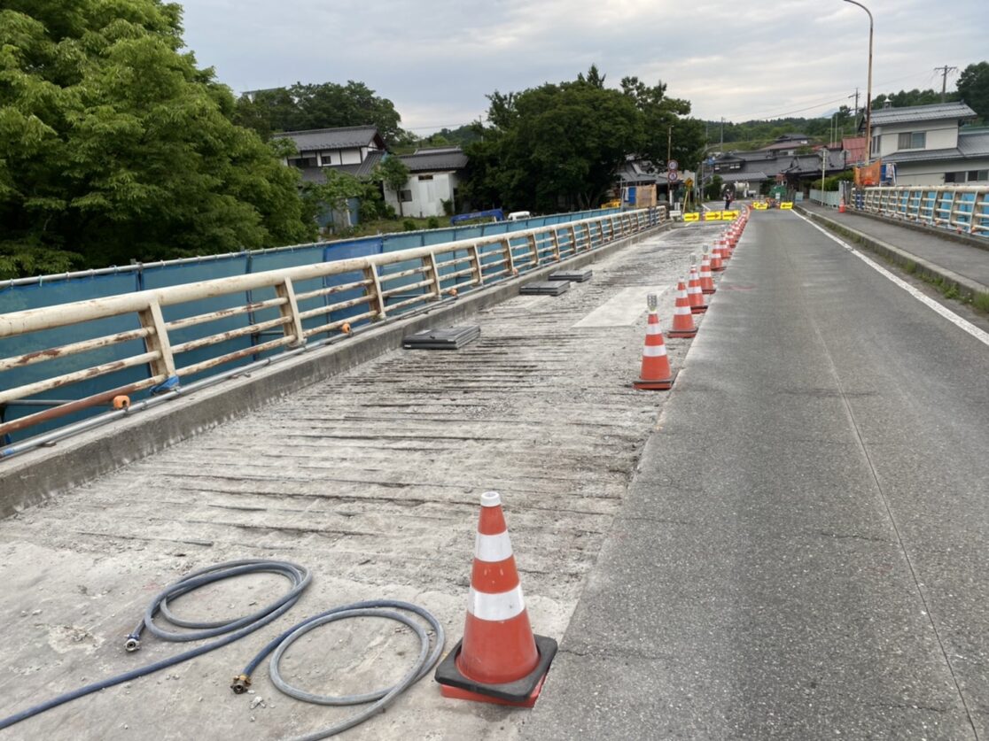 C市 橋 斫り工事 斫り 三島建設株式会社