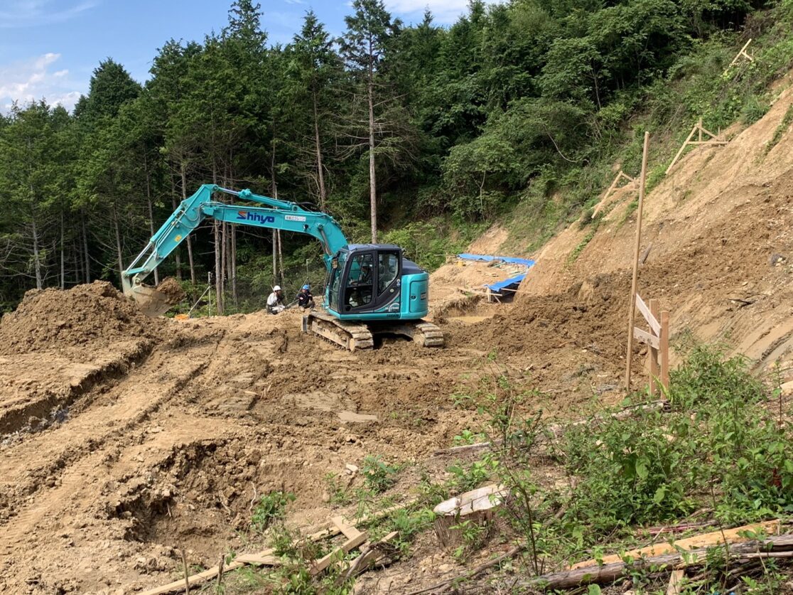 T村 土木工事 床掘り 三島建設株式会社